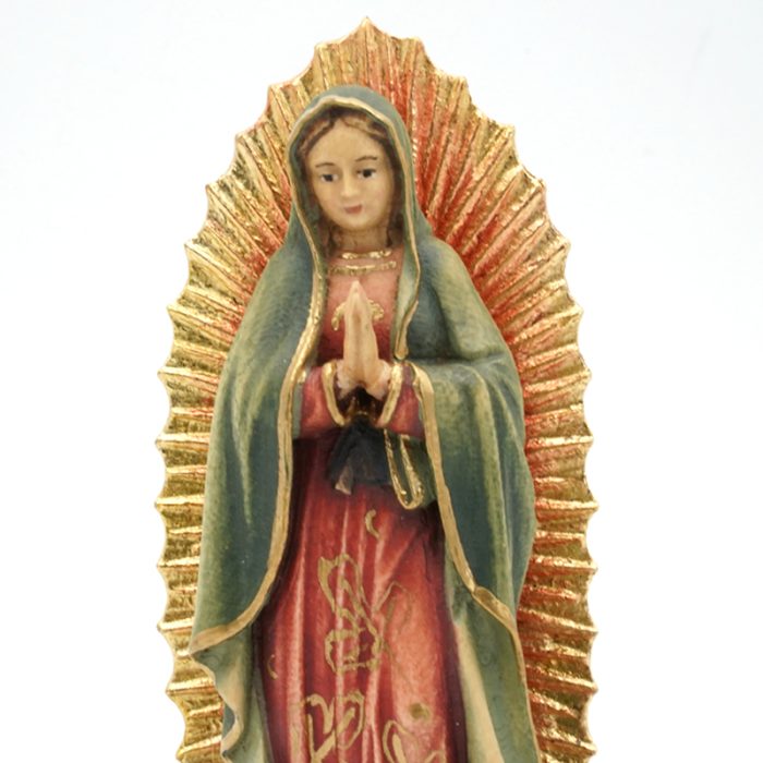【现货】阿尔卑斯木雕-现货-瓜达卢佩圣木（Our Lady of Guadalupe）-彩色-20cm - 图片 3