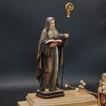 【现货】阿尔卑斯木雕-圣像（St Benedict）-彩色-20cm - 图片 8