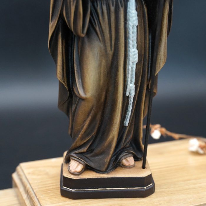 【现货】阿尔卑斯木雕-圣像（St Benedict）-彩色-20cm - 图片 6