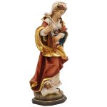 【现货】阿尔卑斯木雕-圣则济利亚（St Cecilia）-彩色-20cm - 图片 2