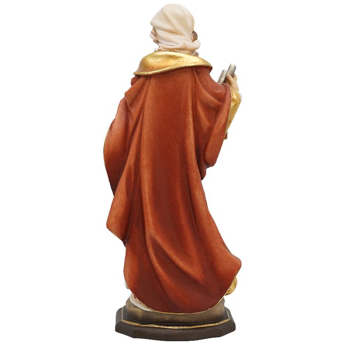 【现货】阿尔卑斯木雕-圣则济利亚（St Cecilia）-彩色-20cm - 图片 9