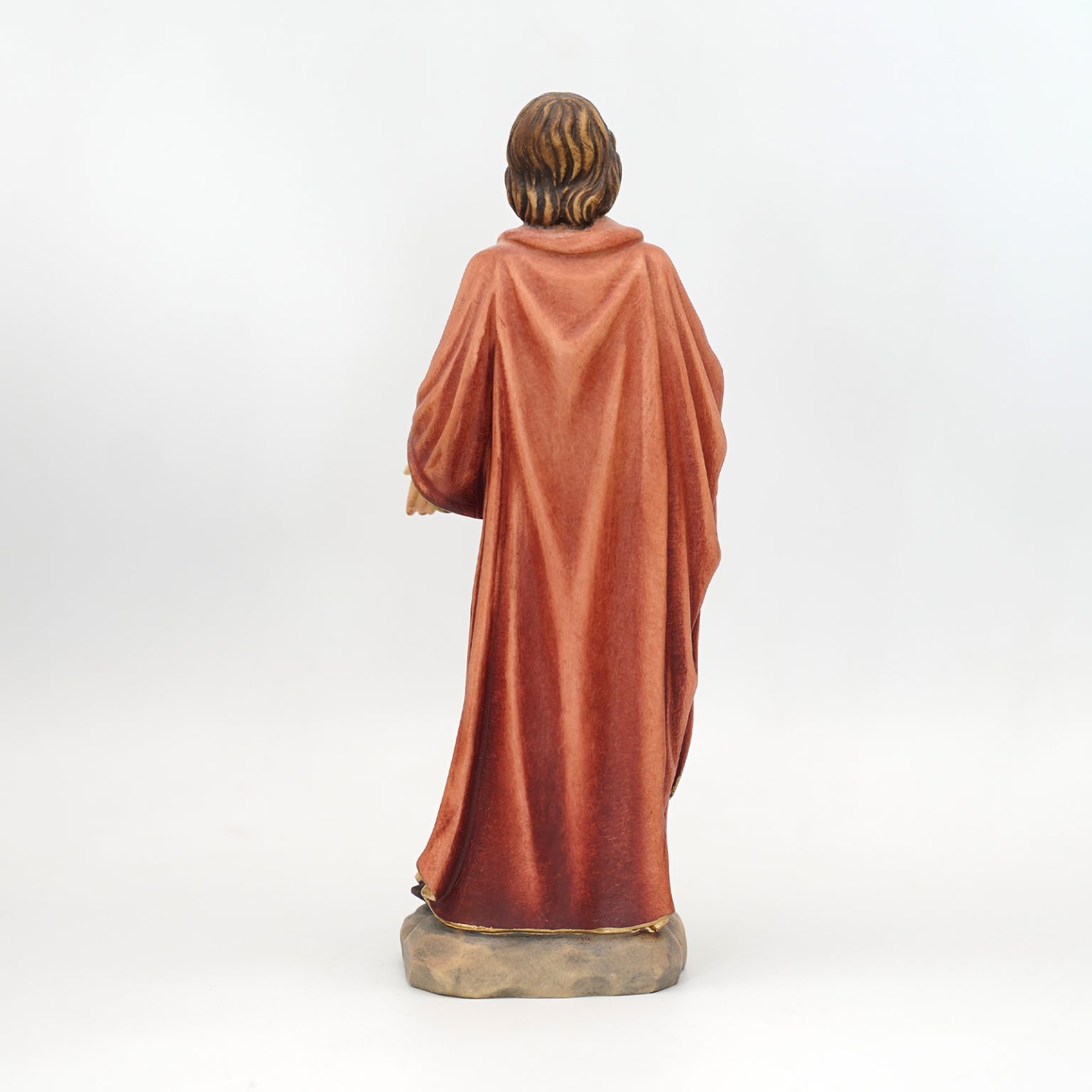 【现货】阿尔卑斯木雕-十字架下的若望（St John under the cross）-彩色-多尺寸