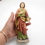 【现货】阿尔卑斯木雕-十字架下的若望（St John under the cross）-彩色-多尺寸 - 图片 3