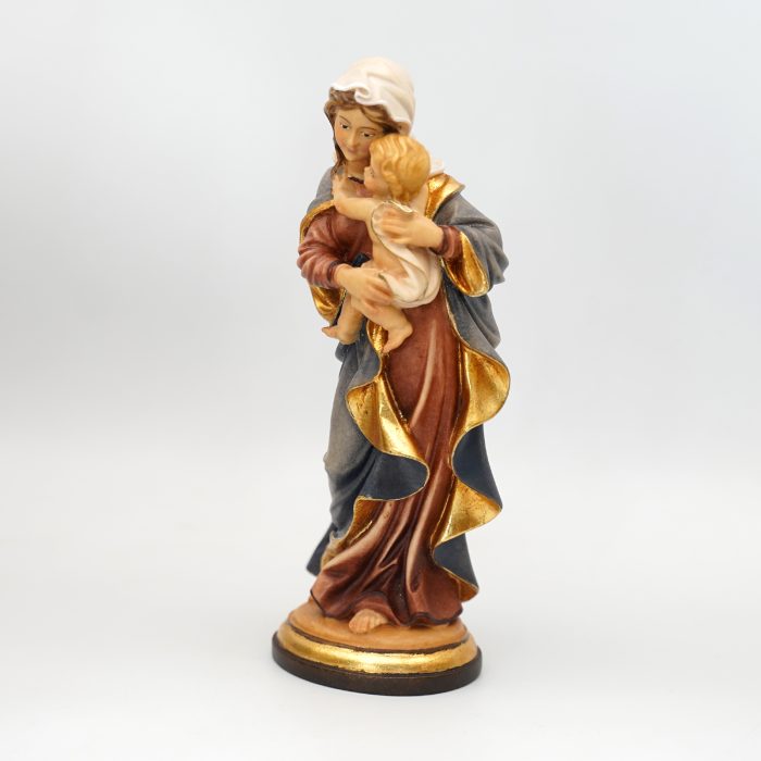 【现货】阿尔卑斯木雕-拉斐尔圣母（Madonna Raffaelo）-彩色-20cm - 图片 6