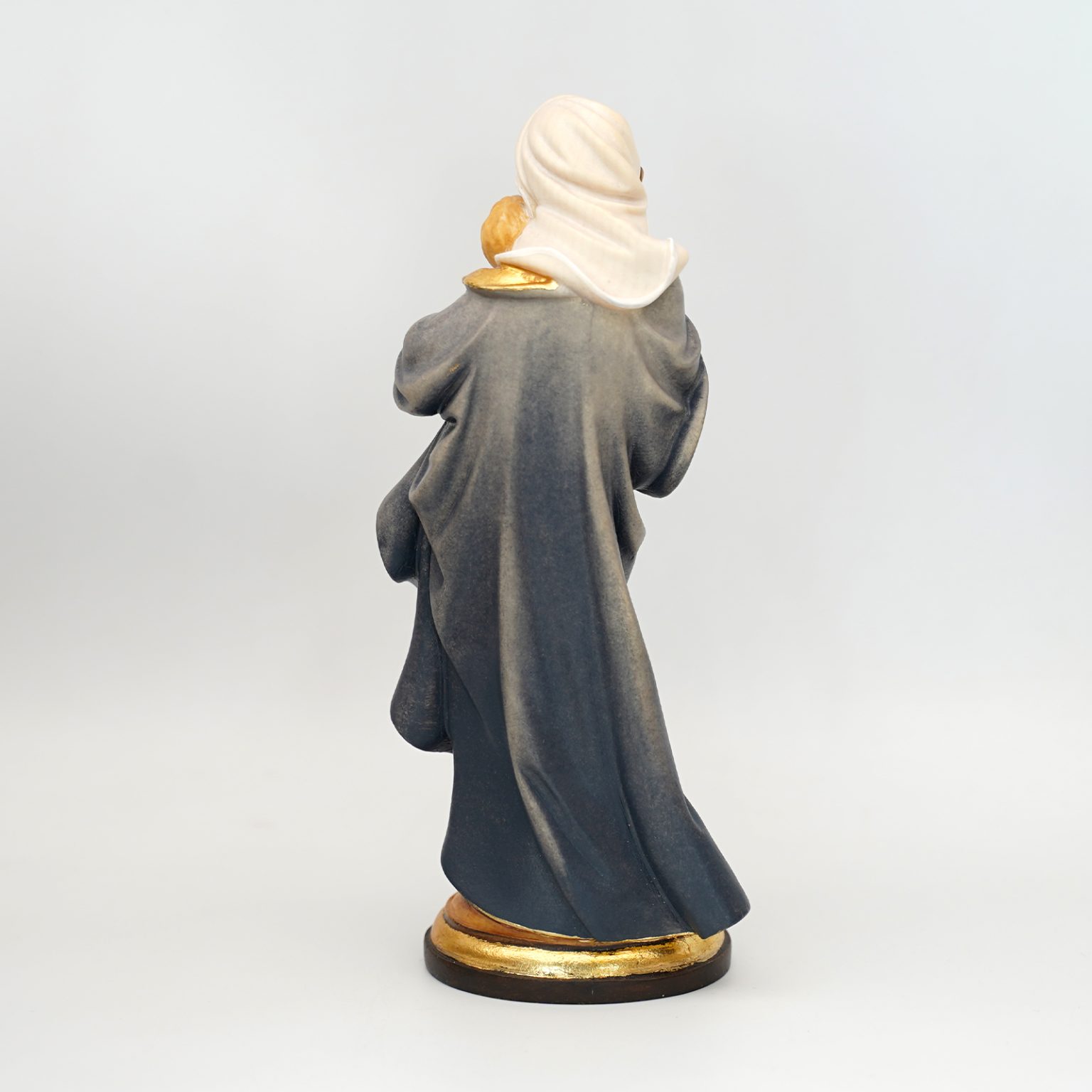 【现货】阿尔卑斯木雕-拉斐尔圣母（Madonna Raffaelo）-彩色-20cm