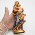 【现货】阿尔卑斯木雕-拉斐尔圣母（Madonna Raffaelo）-彩色-20cm - 图片 4