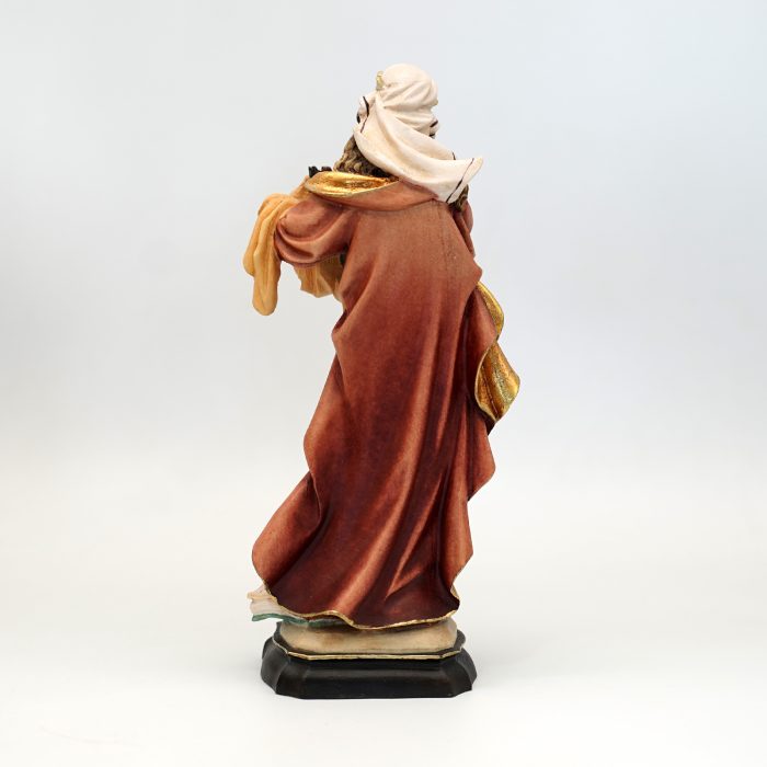 【现货】阿尔卑斯木雕-圣芭芭拉（St Barbara）-彩色-20cm - 图片 4