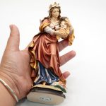 【现货】阿尔卑斯木雕-圣芭芭拉（St Barbara）-彩色-20cm - 图片 3