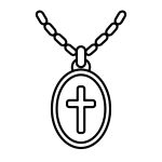 椭圆吊坠